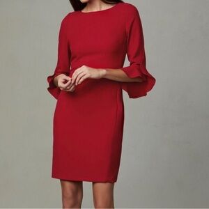 Karl Lagerfeld tulip ruffle dress